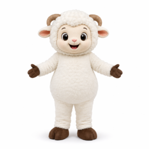 Custom Sheep Mascot Costume for Farm Events, Schools and Promotions
