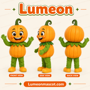 Custom Pumpkin Mascot Costume for Halloween Events & Festivals