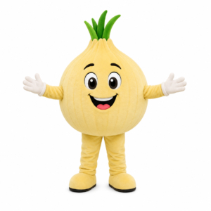 Yellow Onion Mascot Costume