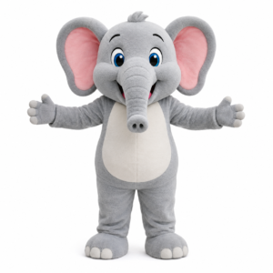 Custom Elephant Mascot Costume for Events, Schools and Promotions