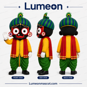 Custom Indian Character Mascot Costume Design