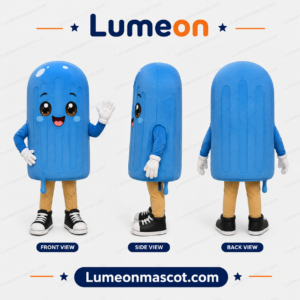 Custom Popsicle Mascot Costume Design Case