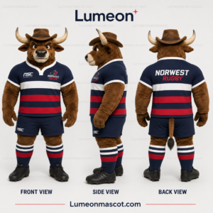 Custom Bull Mascot Costume Design Case