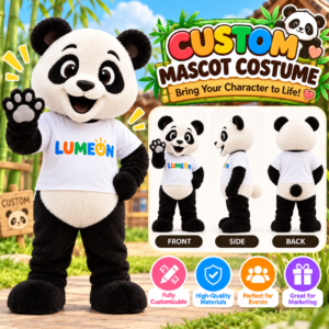 Custom Panda Mascot Costume – Professional Commercial Mascot Suit