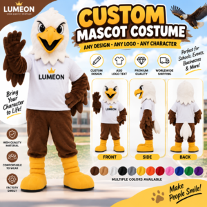 Custom Eagle Mascot Costume – Professional Commercial Mascot Suit